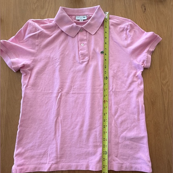 Lacoste Set of 5 Pique Polo Shirts - Pink, Red, Mint, Aqua, Navy - Picture 7 of 13